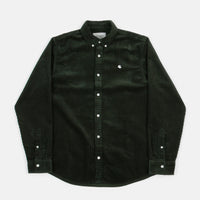 Carhartt Madison Cord Shirt - Dark Teal / Wax thumbnail