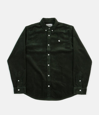 Carhartt Madison Cord Shirt - Dark Teal / Wax