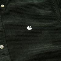 Carhartt Madison Cord Shirt - Dark Teal / Wax thumbnail