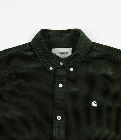 Carhartt Madison Cord Shirt - Dark Teal / Wax