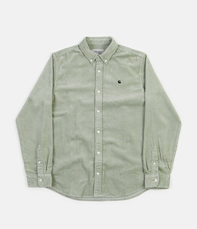 Carhartt Madison Cord Shirt - Frosted Green / Black