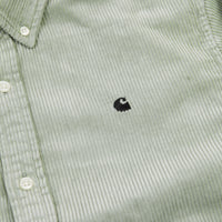 Carhartt Madison Cord Shirt - Frosted Green / Black thumbnail
