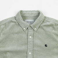 Carhartt Madison Cord Shirt - Frosted Green / Black thumbnail