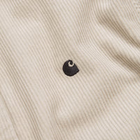 Carhartt Madison Cord Shirt - Wall / Black thumbnail