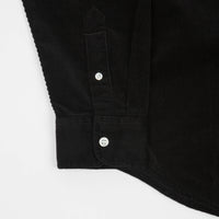Carhartt Madison Fine Cord Shirt - Black / White thumbnail