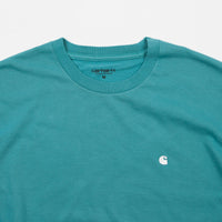 Carhartt Madison T-Shirt - Soft Teal / White thumbnail
