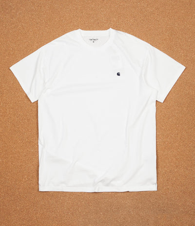 Carhartt Madison T-Shirt - White / Blue