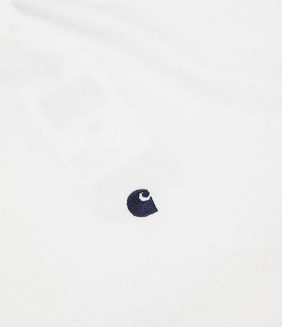 Carhartt Madison T-Shirt - White / Blue