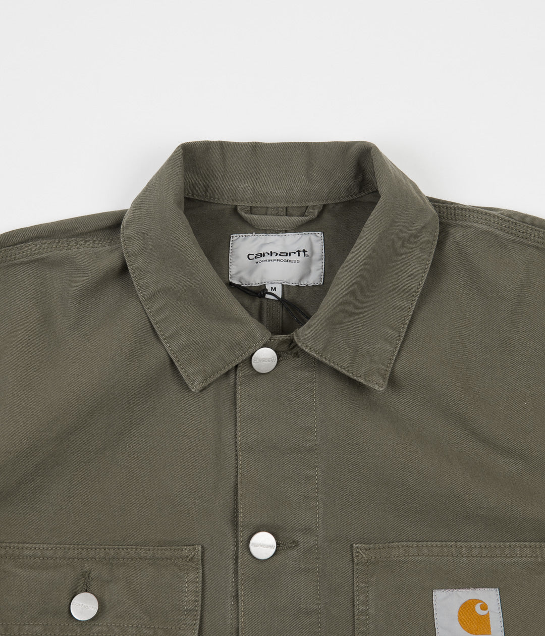 Carhartt wip michigan chore coat dollar green sales