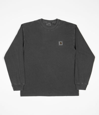 Carhartt Nelson Long Sleeve T-Shirt in Black