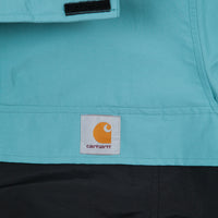Carhartt Nimbus Two Tone Pullover Jacket - Soft Teal / Black thumbnail