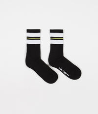 Carhartt Norwood Socks - Black / White / Lime