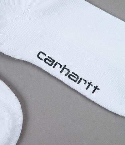 Carhartt Norwood Socks - White / Black / Pop Orange