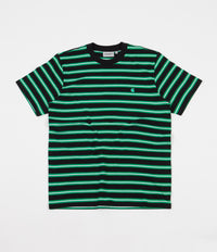 Carhartt Oakland Stripe T-Shirt - Black / Yoda