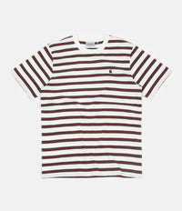 Carhartt Oakland Stripe T-Shirt - Wax / Treehouse