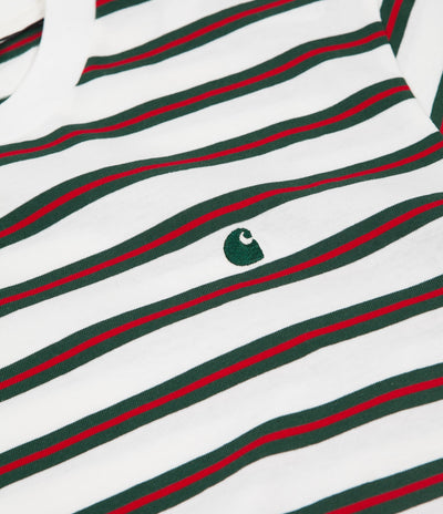 Carhartt Oakland Stripe T-Shirt - Wax / Treehouse