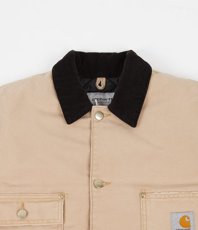 Carhartt OG Chore Coat - Dusty Hamilton Brown / Black