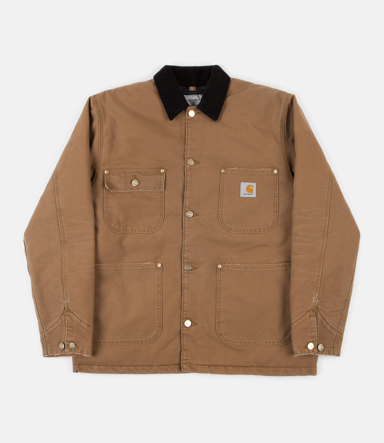 Carhartt OG Chore Coat - Hamilton Brown / Black | Flatspot