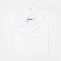 Carhartt Orbit T-Shirt - White / Blue thumbnail