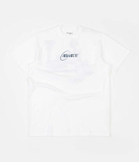 Carhartt Orbit T-Shirt - White / Blue
