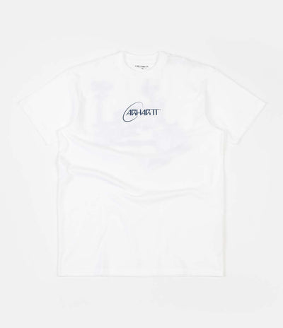Carhartt Orbit T-Shirt - White / Blue