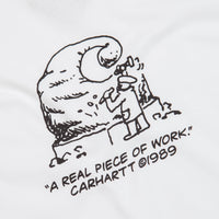 Carhartt Piece Of Work T-Shirt - White / Black thumbnail