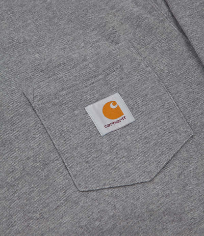 Carhartt Pocket Crewneck Sweatshirt - Dark Grey Heather