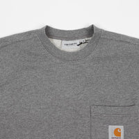 Carhartt Pocket Crewneck Sweatshirt - Dark Grey Heather thumbnail