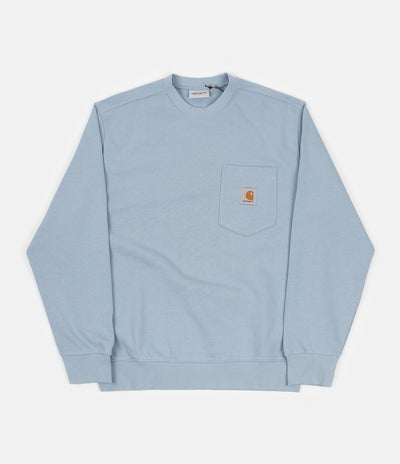 Carhartt Pocket Crewneck Sweatshirt - Frosted Blue