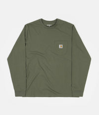 Carhartt Pocket Long Sleeve T-Shirt - Dollar Green