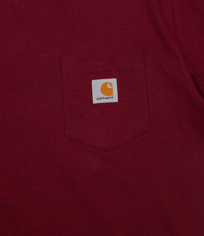 Carhartt Pocket T-Shirt - Cranberry