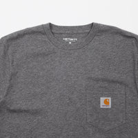 Carhartt Pocket T-Shirt - Dark Grey Heather thumbnail