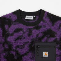 Carhartt Prentis Crewneck Sweatshirt - Camo Blur / Purple thumbnail
