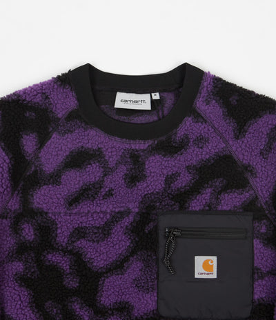 Carhartt Prentis Crewneck Sweatshirt - Camo Blur / Purple