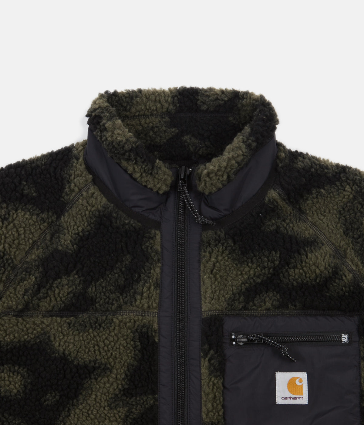 Carhartt WIP Prentis Camo Fleece Jacket in Brown for Men