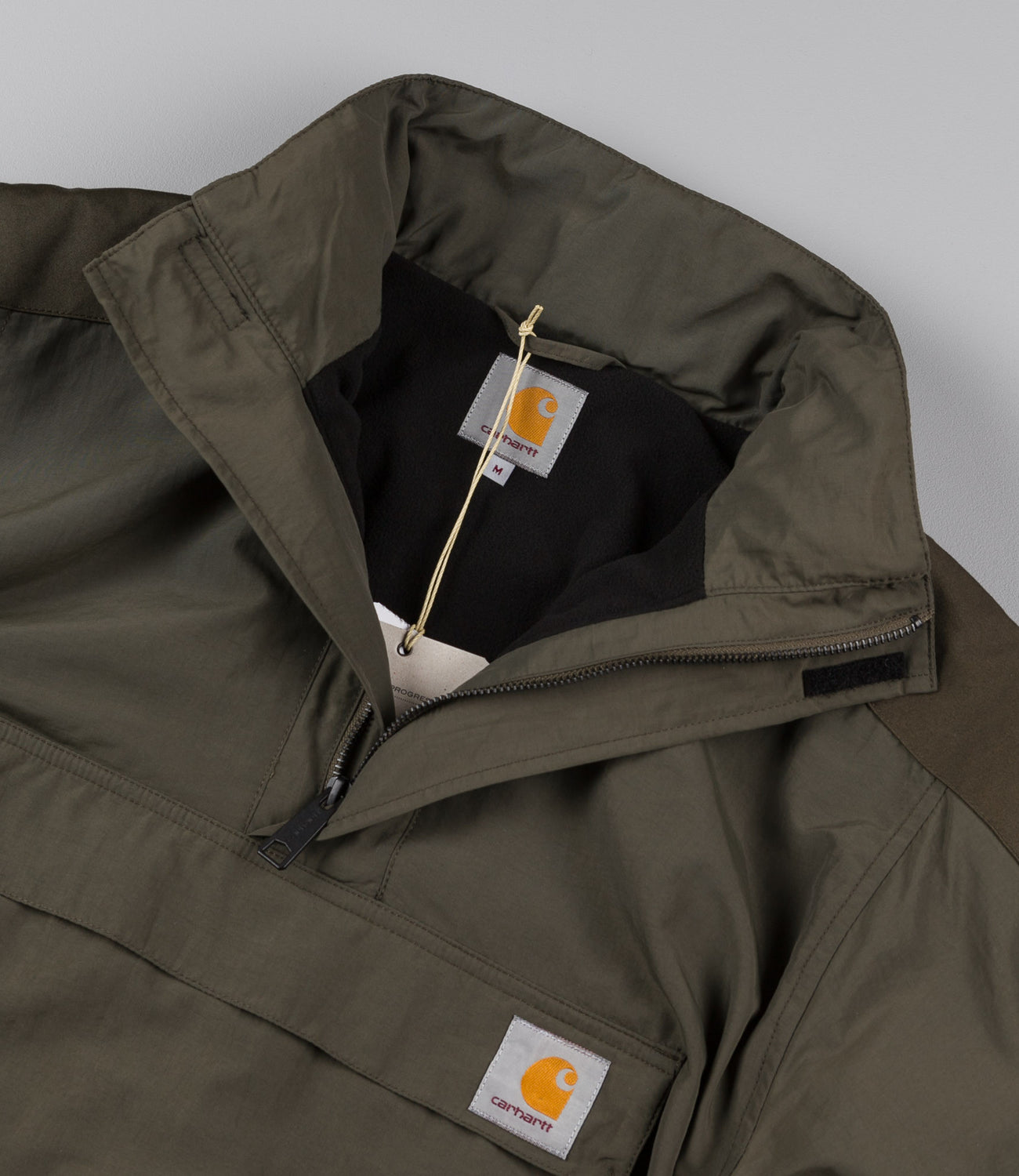 Carhartt Justin Pullover Jacket - Cypress | Flatspot