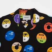 Carhartt Record Print Short Sleeve Shirt - Black thumbnail
