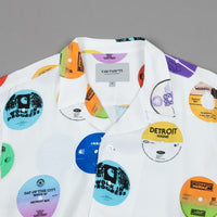 Carhartt Record Print Short Sleeve Shirt - White thumbnail