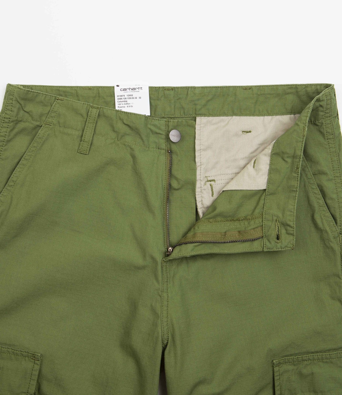 Carhartt - Pantalon Para Hombre Cargo Verde - Regular Cargo Pant Cotton  Kiwi Rinsed