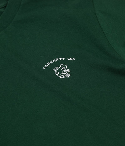 Carhartt Reverse Midas T-Shirt - Bottle Green / White