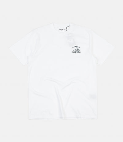 Carhartt Reverse Midas T-Shirt - White / Bottle Green
