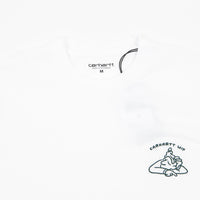 Carhartt Reverse Midas T-Shirt - White / Bottle Green thumbnail