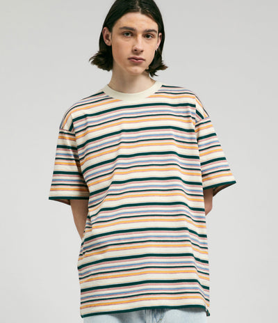 Carhartt Riggs T-Shirt - Riggs Stripe / Natural | Flatspot