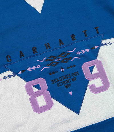 Carhartt Santa Fe Crewneck Sweatshirt - Amalfi / Ash Heather