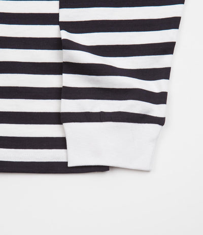 Carhartt Scotty Pocket Long Sleeve T-Shirt - Scotty Stripe / Dark Navy / White