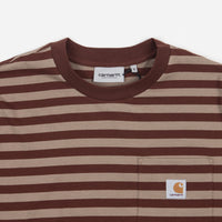 Carhartt Scotty Pocket Long Sleeve T-Shirt - Scotty Stripe / Offroad / Tanami thumbnail