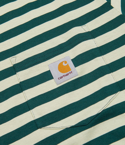 Carhartt Scotty Pocket T-Shirt - Scotty Stripe / Botanic / Agave