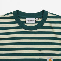 Carhartt Scotty Pocket T-Shirt - Scotty Stripe / Botanic / Agave thumbnail