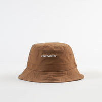 Carhartt Script Bucket Hat - Hamilton Brown / White thumbnail