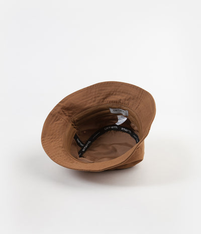 Carhartt Script Bucket Hat - Hamilton Brown / White